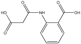 3-(o-Carboxyanilino)-3-oxopropionic acid Struktur