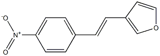 3-(4-Nitrostyryl)furan,,结构式
