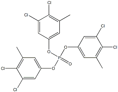 Phosphoric acid tris(3,4-dichloro-5-methylphenyl) ester Structure