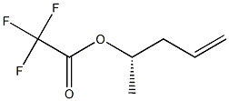 (-)-Trifluoroacetic acid (S)-4-pentene-2-yl ester 结构式