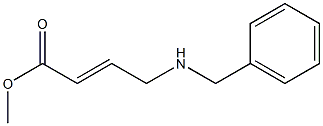 4-Benzylamino-2-butenoic acid methyl ester Structure