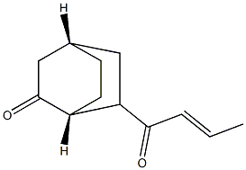 (1R,4S)-6-(1-Oxo-2-butenyl)bicyclo[2.2.2]octan-2-one