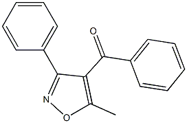 3-Phenyl-4-benzoyl-5-methylisoxazole Structure