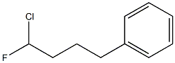 (4-Chloro-4-fluorobutyl)benzene 结构式