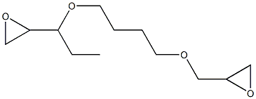 2,2'-[1,4-ヘキサンジイルビス(オキシメチレン)]ビス(オキシラン) 化学構造式