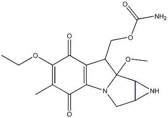 8-[[(Aminocarbonyl)oxy]methyl]-6-ethoxy-1,1a,2,8,8a,8b-hexahydro-8a-methoxy-5-methylazirino[2',3':3,4]pyrrolo[1,2-a]indole-4,7-dione