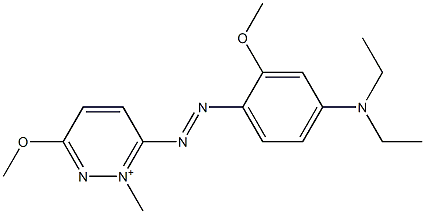 6-[[4-(Diethylamino)-2-methoxyphenyl]azo]-3-methoxy-1-methylpyridazin-1-ium