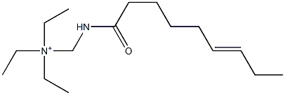 N,N-Diethyl-N-[(6-nonenoylamino)methyl]ethanaminium