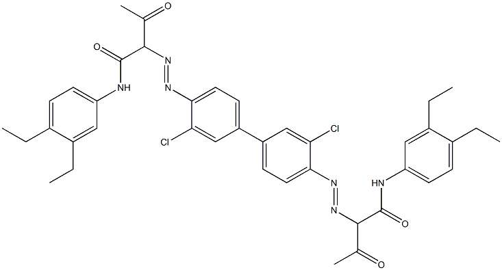 4,4'-Bis[[1-(3,4-diethylphenylamino)-1,3-dioxobutan-2-yl]azo]-3,3'-dichloro-1,1'-biphenyl