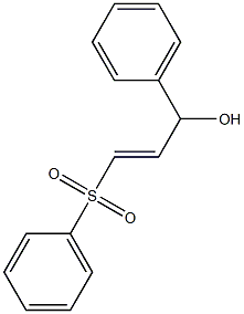 (E)-3-Phenyl-1-(phenylsulfonyl)-1-propen-3-ol