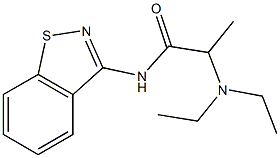 N-(1,2-Benzisothiazol-3-yl)-2-(diethylamino)propanamide Struktur