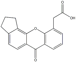 1,2,3,6-Tetrahydro-6-oxo-11-oxa-11H-cyclopent[a]anthracene-10-acetic acid,,结构式