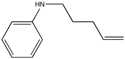 N-Phenyl-4-pentene-1-amine Structure