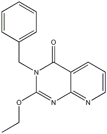 3-ベンジル-2-エトキシピリド[2,3-d]ピリミジン-4(3H)-オン 化学構造式