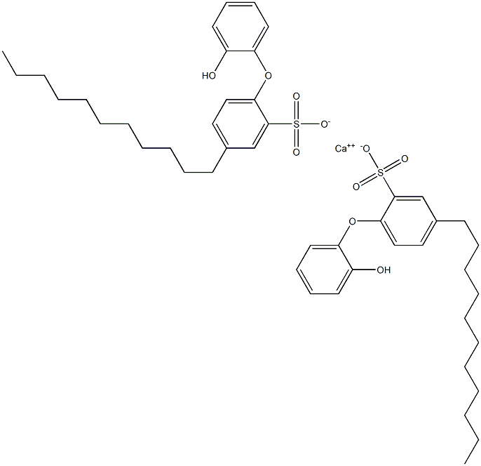 Bis(2'-hydroxy-4-undecyl[oxybisbenzene]-2-sulfonic acid)calcium salt