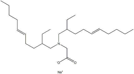  N,N-Bis(2-ethyl-5-decenyl)glycine sodium salt