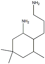 3,5,5-Trimethyl-2-(3-aminopropyl)cyclohexylamine Structure