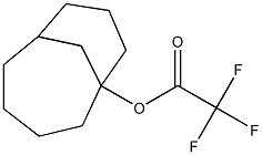 Trifluoroacetic acid bicyclo[4.3.1]decan-1-yl ester 结构式