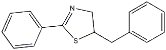2-Phenyl-5-benzyl-2-thiazoline Structure