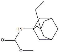 (3-Ethyladamantan-1-yl)carbamic acid methyl ester,,结构式