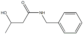 N-Benzyl-3-hydroxybutyramide Struktur