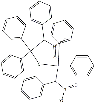 Phenyl(2-nitro-1-phenyl-2-phenylethyl) sulfide Structure