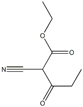 2-Cyano-3-oxovaleric acid ethyl ester Struktur