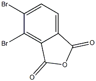 3,4-ジブロモフタル酸無水物 化学構造式