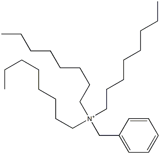 Trioctylbenzylaminium 结构式