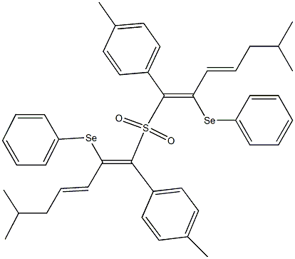 (4-Methylphenyl)[(3E)-6-methyl-2-phenylseleno-1,3-heptadienyl] sulfone