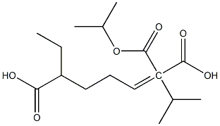 1-Pentene-1,1,5-tricarboxylic acid 5-ethyl 1,1-diisopropyl ester,,结构式