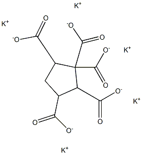 1,1,2,3,5-シクロペンタンペンタカルボン酸ペンタカリウム 化学構造式