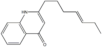 2-[(E)-4-Heptenyl]-4(1H)-quinolone