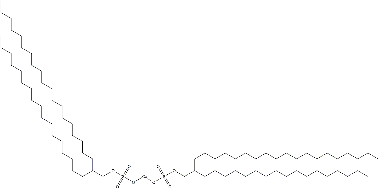 Bis(2-heptadecylhenicosyloxysulfonyloxy)calcium 结构式