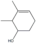 2,3-ジメチル-3-シクロヘキセン-1-オール 化学構造式