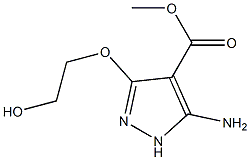 5-Amino-3-(2-hydroxyethoxy)-1H-pyrazole-4-carboxylic acid methyl ester