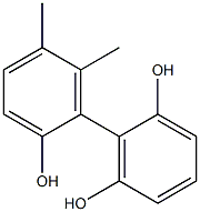 5',6'-Dimethyl-1,1'-biphenyl-2,2',6-triol 结构式