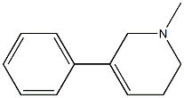 1-Methyl-5-phenyl-1,2,3,6-tetrahydropyridine Structure