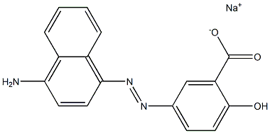 5-(4-Amino-1-naphtylazo)salicylic acid sodium salt