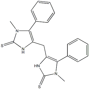 4,4'-Methylenebis(1-methyl-5-phenyl-4-imidazoline-2-thione)