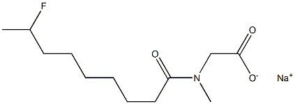N-(8-Fluorononanoyl)-N-methylglycine sodium salt|