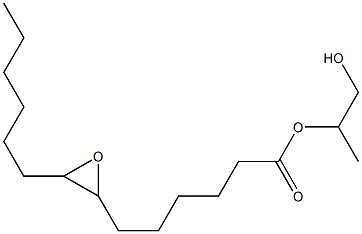 7,8-Epoxymyristic acid 2-hydroxy-1-methylethyl ester Structure