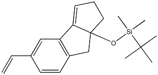 5-Ethenyl-8a-(tert-butyldimethylsilyloxy)-1,2,8,8a-tetrahydrocyclopent[a]indene 结构式