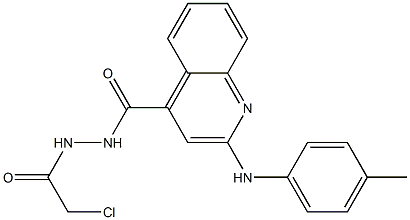 N'-Chloroacetyl-2-(4-methylphenylamino)quinoline-4-carbohydrazide