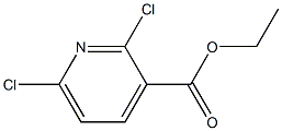 2,6-Dichloropyridine-3-carboxylic acid ethyl ester Struktur