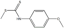 (4-Methoxyphenyl)dithiocarbamic acid methyl ester,,结构式