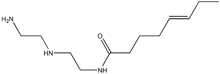 N-[2-[(2-アミノエチル)アミノ]エチル]-5-オクテンアミド 化学構造式