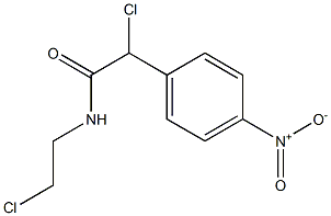 N-(2-Chloroethyl)-2-chloro-2-(4-nitrophenyl)acetamide Structure
