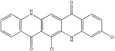 3,6-Dichloro-5,12-dihydroquino[2,3-b]acridine-7,14-dione Structure