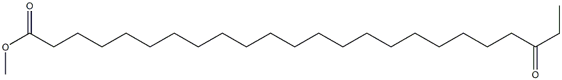 22-ケトリグノセリン酸メチル 化学構造式